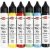 Kaarsvet in verfflesjes - krachtige kleuren - 6 x 28 ml
