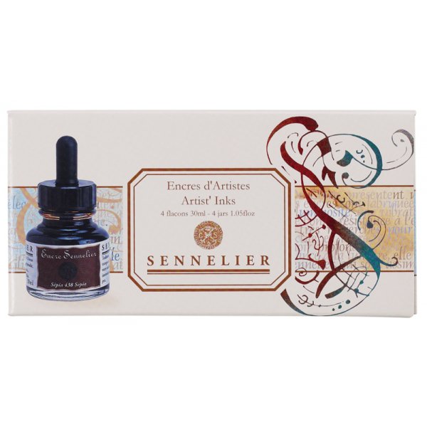 Tusch Sennelier-inktset 4