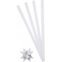 Sterstroken - wit - 4,5 cm - 100 stroken