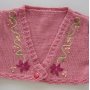 Breipatroon - Bolero met borduursel