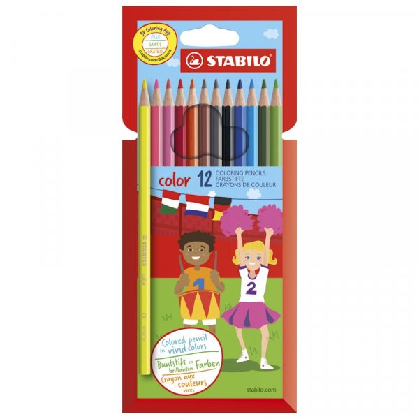 Kleurpotlood Stabilo Color - 12-pack