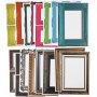 Kartonnen frame - gemengde kleuren - 64 st