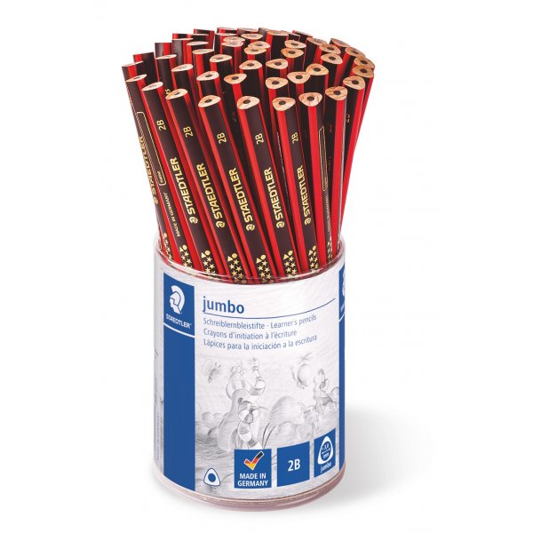 Jumbo Potloden in blik HB - 50 Potloden