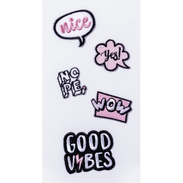 Textielstickers - Good Vibes