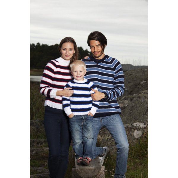 Breipatroon - Gestreepte raglan