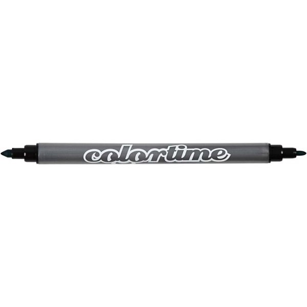 Colortime Dubbele marker - standaardkleuren - 6 st Colortime Dubbele marker - standaardkleuren - 6 st