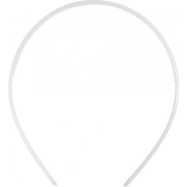 Diadeem - 8 mm - wit - 20 st