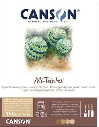 canson Mi-Teintes Pastelpapier Terre 160g - 24x32 cm canson Mi-Teintes Pastelpapier Terre 160g - 24x32 cm