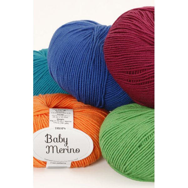 Drops Baby Merino-garen - 50 g (ca. 40 verschillende kleurkeuzes)
