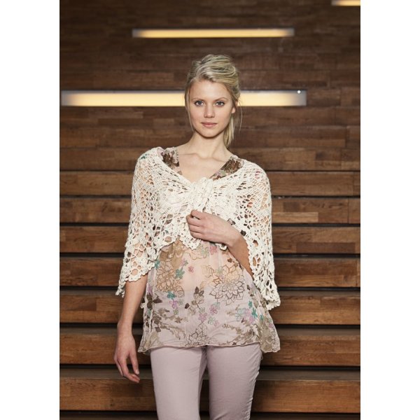 Haakpatroon - Gehaakte kanten sjaal