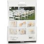 Papieren pompons - wit - 3 st