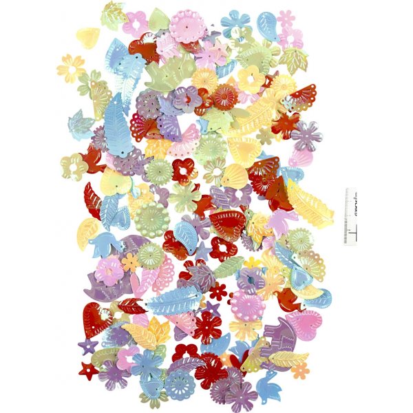 Pailletten - parelmoerkleuren - 400 g Pailletten - parelmoerkleuren - 400 g