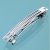 Haarclip 6 cm - zilver