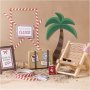 Mini bouwpakket Kerstmandeur - Op vakantie