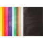 Glanzend papier - gemengde kleuren - 50 vellen