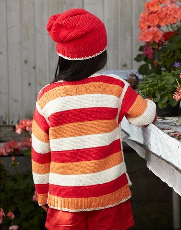 Breipatroon - Vest (5 knopen) en muts