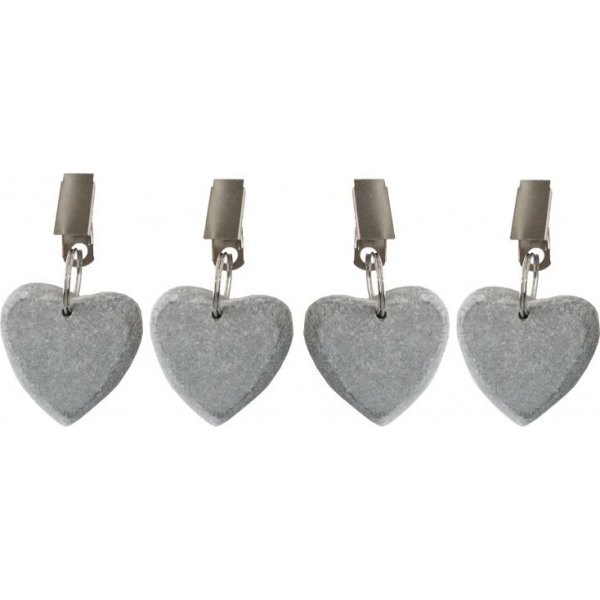 Doekgewicht Hartgrijs 4-pack