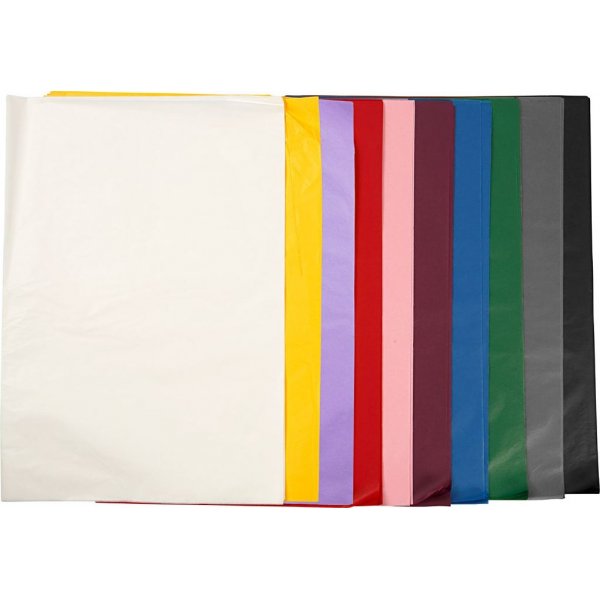Vloeipapier - 50 x 70 cm - 17 g - 10 x 25 vellen