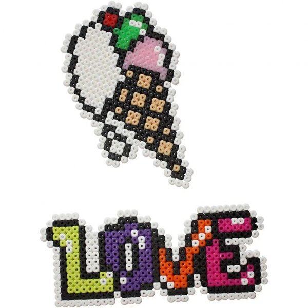 Pareltegels - Helder - Vierkant, in elkaar te zetten - 15x15 cm - 2 st Pareltegels - Helder - Vierkant, in elkaar te zetten - 15x15 cm - 2 st