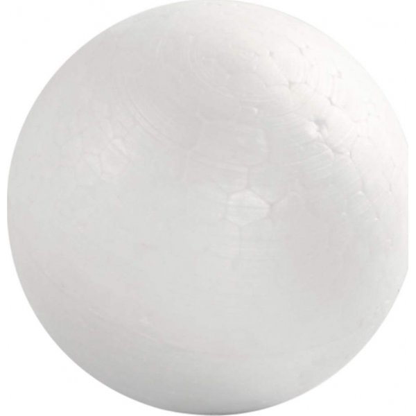 Piepschuim balletjes - wit - 6 cm - 50 st
