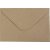 Gerecyclede envelop - naturel - 11,5 x 16 cm - 50 st