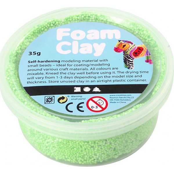 Foam Clay - neongroen - 35 gr