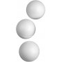 Piepschuim bollen - wit - 5 cm - 50 st