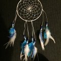 Klant imago Houten kralen 8,10,12 mm - blauw mix 25 g maat mix