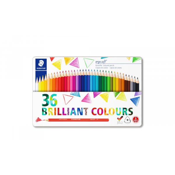 Kleurpotloden Ergosoft - 36 kleuren