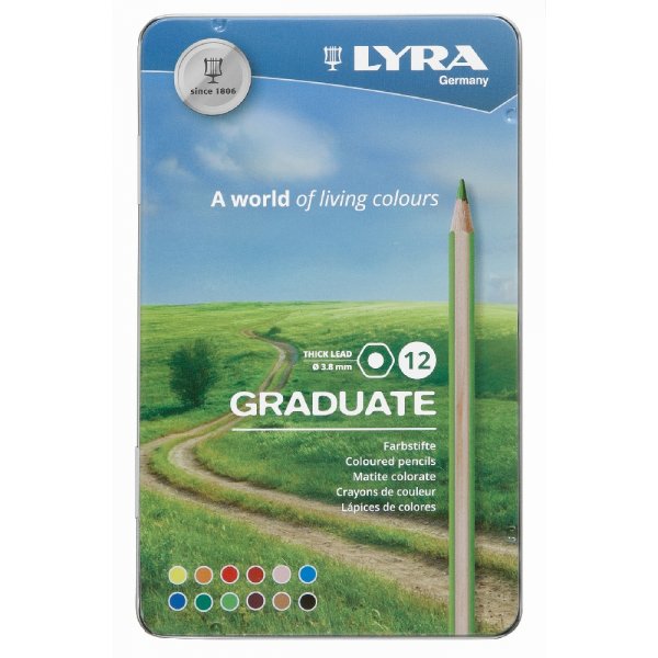 Kleurpotloden Lyra Graduate - 12-pack