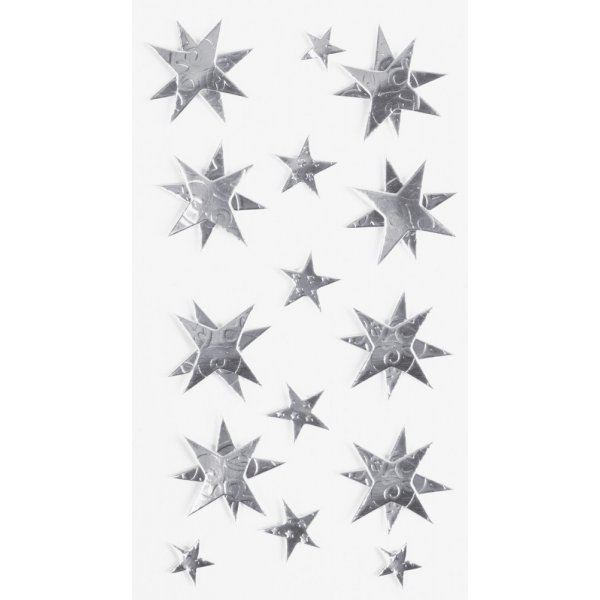 Stickermix - Sterren - zilver