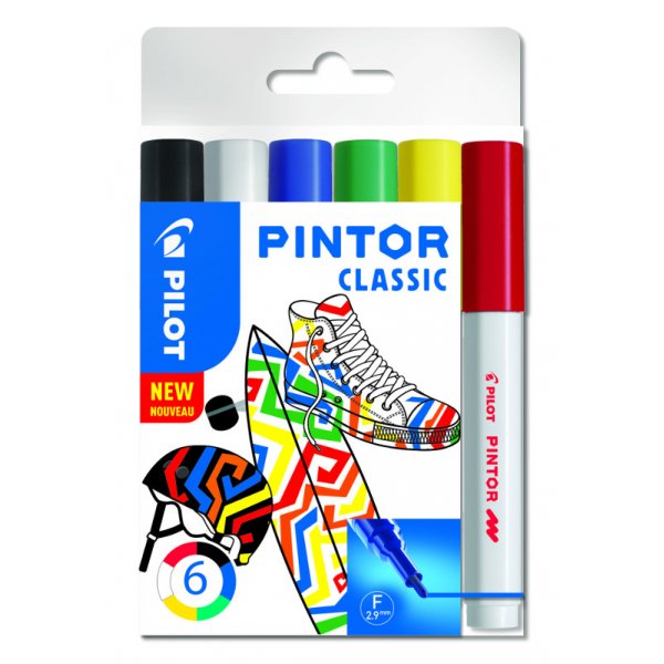Vezelpotlodenset Pilot Pintor (Regular Mix) - Fijn