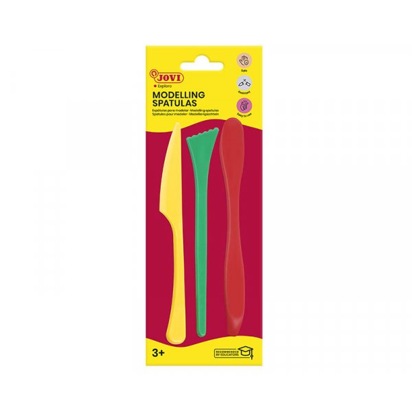 Clay tools - Jovi - 3-pack plastic boetseermessen