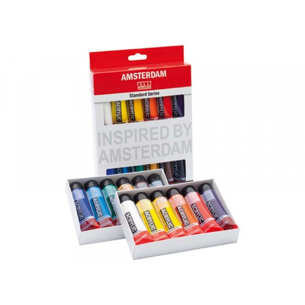 Acrylverfset Amsterdam 20 ml - 12 tubes