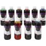 Vloeibare aquarelverf - gemengde kleuren - 10 x 250 ml