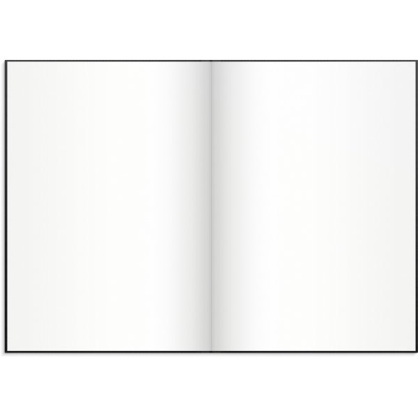 Notitieboekje - Zwart - Ongevoerd A4