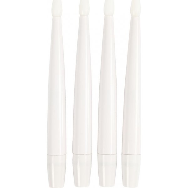 Kunststof LED-kerstboomlampjes - 4 st