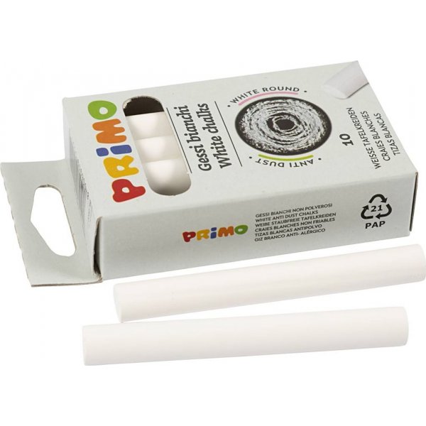 Krijt - wit - 10 st
