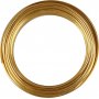 Aluminiumdraad - 3 mm - goud - 29 m