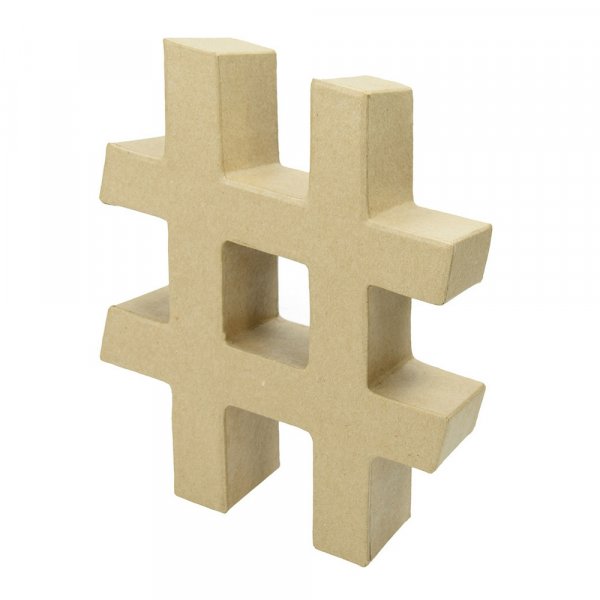 PappArt Frame - Hashtag