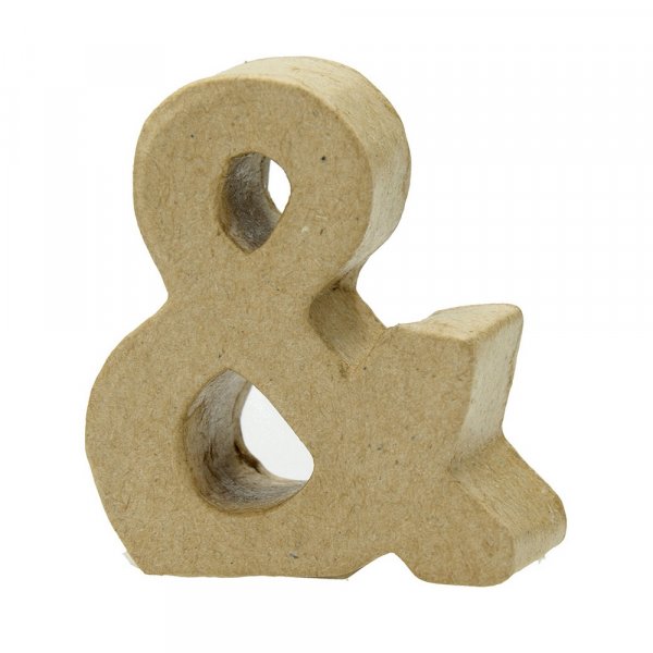 Diepe papieren symbolen - 5x3,4x2 cm