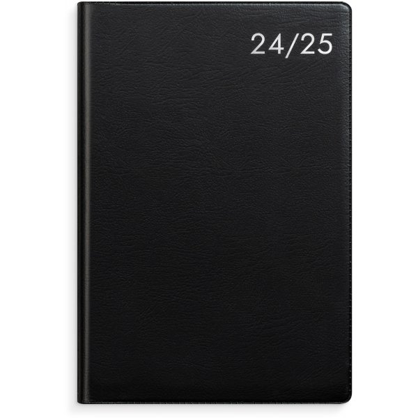 Kalender 24/25 - Klein Studiejaar - Basic zwart kunststof