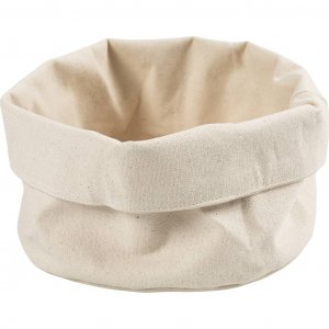 Stoffen mandjes van licht katoen, naturel, Ø 20 cm, 2 stuks Stoffen mandjes van licht katoen, naturel, Ø 20 cm, 2 stuks