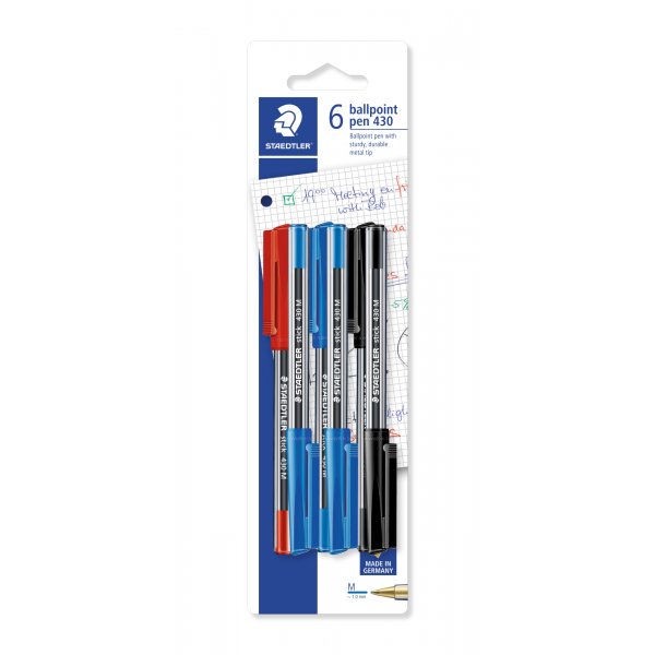 Inktpen Stick M - 6 Pennen