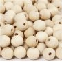 Houten kralen - 15 mm - 500 st