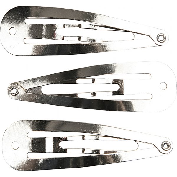 Haarspeldjes - verzilverd - 10 st Haarspeldjes - verzilverd - 10 st