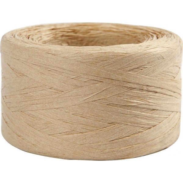 Raffia Papiergaren - zand - 100 m