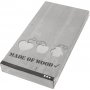 Sleutelhanger met houten bordje - 128 st