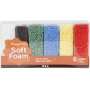 Zacht schuim - standaardkleuren - 6 x 10 g