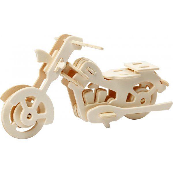 3D-bouwfiguur - motorfiets 3D-bouwfiguur - motorfiets